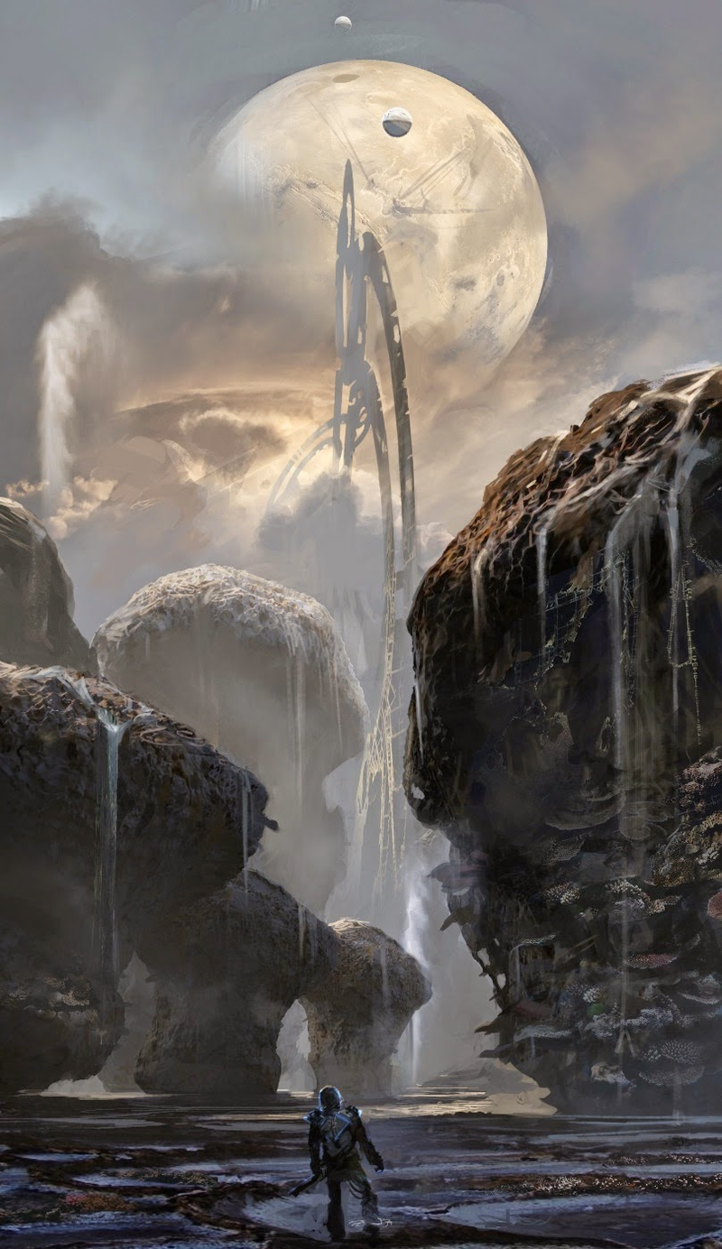 Illustration for article titled The Concept Art That Created Guardians of the Galaxy's Cosmic Locations